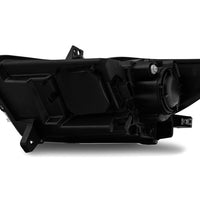 Raxiom 15-17 Ford Mustang Projector Headlights OEM HID Bulbs- Black Housing (Clear Lens) - Lights