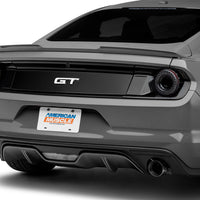 Raxiom 15-22 Ford Mustang Halo LED Tail Lights - Gloss Black Housing (Smoked Lens)