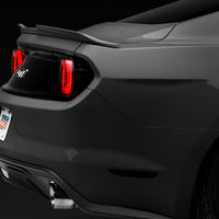 Raxiom 15-22 Ford Mustang Halo LED Tail Lights - Gloss Black Housing (Smoked Lens)