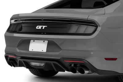 Raxiom 15-22 Ford Mustang Profile LED Tail Lights - Gloss Black Housing (Smoked Lens)