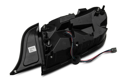 Raxiom 15-22 Ford Mustang Profile LED Tail Lights - Gloss Black Housing (Smoked Lens)