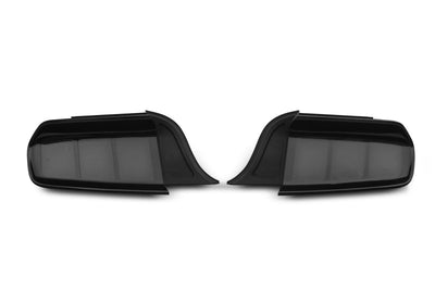 Raxiom 15-22 Ford Mustang Profile LED Tail Lights - Gloss Black Housing (Smoked Lens)