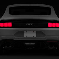 Raxiom 15-22 Ford Mustang Profile LED Tail Lights - Gloss Black Housing (Smoked Lens)