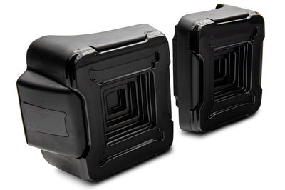 Raxiom 18-22 Jeep Wrangler JL Axial Series Plateau LED Tail Lights- Black Housing (Smoked Lens) - Lights