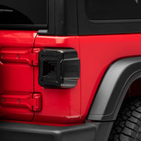 Raxiom 18-22 Jeep Wrangler JL Axial Series Plateau LED Tail Lights- Black Housing (Smoked Lens) - Lights