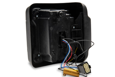 Raxiom 18-22 Jeep Wrangler JL Axial Series Plateau LED Tail Lights- Black Housing (Smoked Lens) - Lights