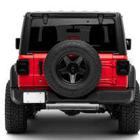 Raxiom 18-22 Jeep Wrangler JL Axial Series Plateau LED Tail Lights- Black Housing (Smoked Lens) - Lights
