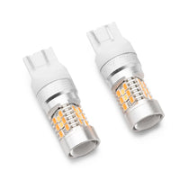Raxiom 18-22 Jeep Wrangler JL Axial Series Switchback LED Front Turn Signal Light Bulbs - Lights