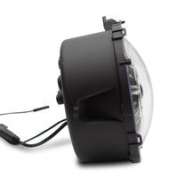 Raxiom 18-22 Jeep Wrangler JL/ JT 9-Inch LED Headlights w/ DRL and Halo- Black Housing (Clear Lens) - Lights
