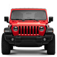 Raxiom 18-22 Jeep Wrangler JL/JT Axial Series LED Headlights- Black Housing (Clear Lens) - Lights
