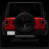 Raxiom 18-22 Jeep Wrangler JL LED Tail Lights- Black Housing (Smoked Lens) - Lights