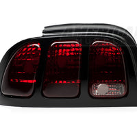 Raxiom 96-98 Ford Mustang Tail Lights- Black Housing (Smoked Lens) - Lights