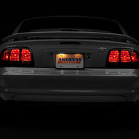 Raxiom 96-98 Ford Mustang Tail Lights- Black Housing (Smoked Lens) - Lights