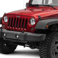 Raxiom 97-18 Jeep Wrangler TJ/JK Axial Series LED Daymaker Headlights- Chrome Housing (Clear Lens) - Lights