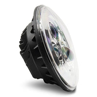 Raxiom 97-18 Jeep Wrangler TJ/JK Axial Series LED Daymaker Headlights- Chrome Housing (Clear Lens) - Lights