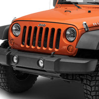 Raxiom 97-18 Jeep Wrangler TJ/JK Axial Series LED Headlights- Black Housing (Clear Lens) - Lights