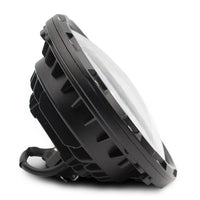Raxiom 97-18 Jeep Wrangler TJ/JK Axial Spider LED Headlight w/ Amber DRL- Chrome Hsng (Clear Lens) - Lights