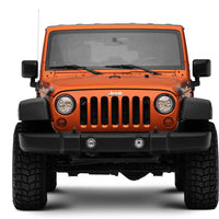 Raxiom 97-18 Jeep Wrangler TJ/JK Axial Spider LED Headlight w/ Amber DRL- Chrome Hsng (Clear Lens) - Lights
