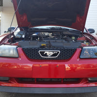 Raxiom 99-04 Ford Mustang Axial Series OE Style Headlights- Black Housing (Smoked Lens) - Lights