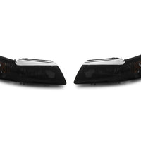 Raxiom 99-04 Ford Mustang Axial Series OE Style Headlights- Black Housing (Smoked Lens) - Lights