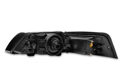 Raxiom 99-04 Ford Mustang Axial Series OE Style Headlights- Black Housing (Smoked Lens) - Lights