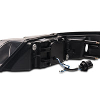 Raxiom 99-04 Ford Mustang Dual LED Halo Projector Headlights- Black Housing (Clear Lens) - Lights