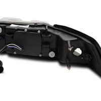 Raxiom 99-04 Ford Mustang Dual LED Halo Projector Headlights- Black Housing (Clear Lens) - Lights
