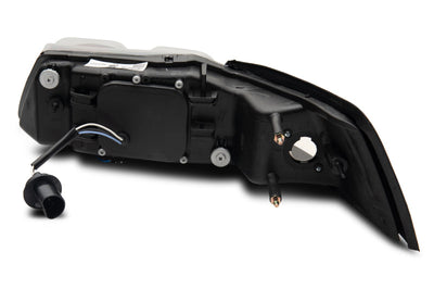 Raxiom 99-04 Ford Mustang Dual LED Halo Projector Headlights- Black Housing (Clear Lens) - Lights