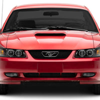 Raxiom 99-04 Ford Mustang Dual LED Halo Projector Headlights- Black Housing (Clear Lens) - Lights