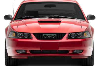 Raxiom 99-04 Ford Mustang Dual LED Halo Projector Headlights- Black Housing (Clear Lens) - Lights