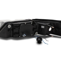 Raxiom 99-04 Ford Mustang Dual LED Halo Projector Headlights- Chrome Housing (Clear Lens) - Lights