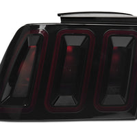 Raxiom 99-04 Ford Mustang Excluding 99-01 Cobra Icon LED Tail Lights- Black Housing (Smoked Lens) - Lights