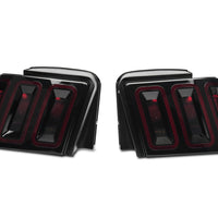 Raxiom 99-04 Ford Mustang Excluding 99-01 Cobra Icon LED Tail Lights- Black Housing (Smoked Lens) - Lights