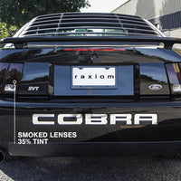 Raxiom 99-04 Ford Mustang Excluding 99-01 Cobra Tail Lights- Black Housing (Smoked Lens) - Lights
