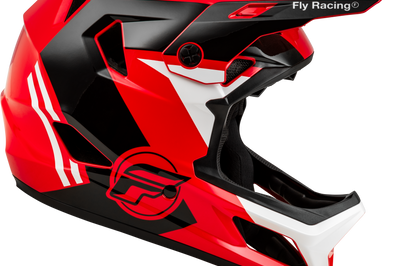 FLY RACING Rayce Bicycle Helmet Red/Black/White Xs - Helmets