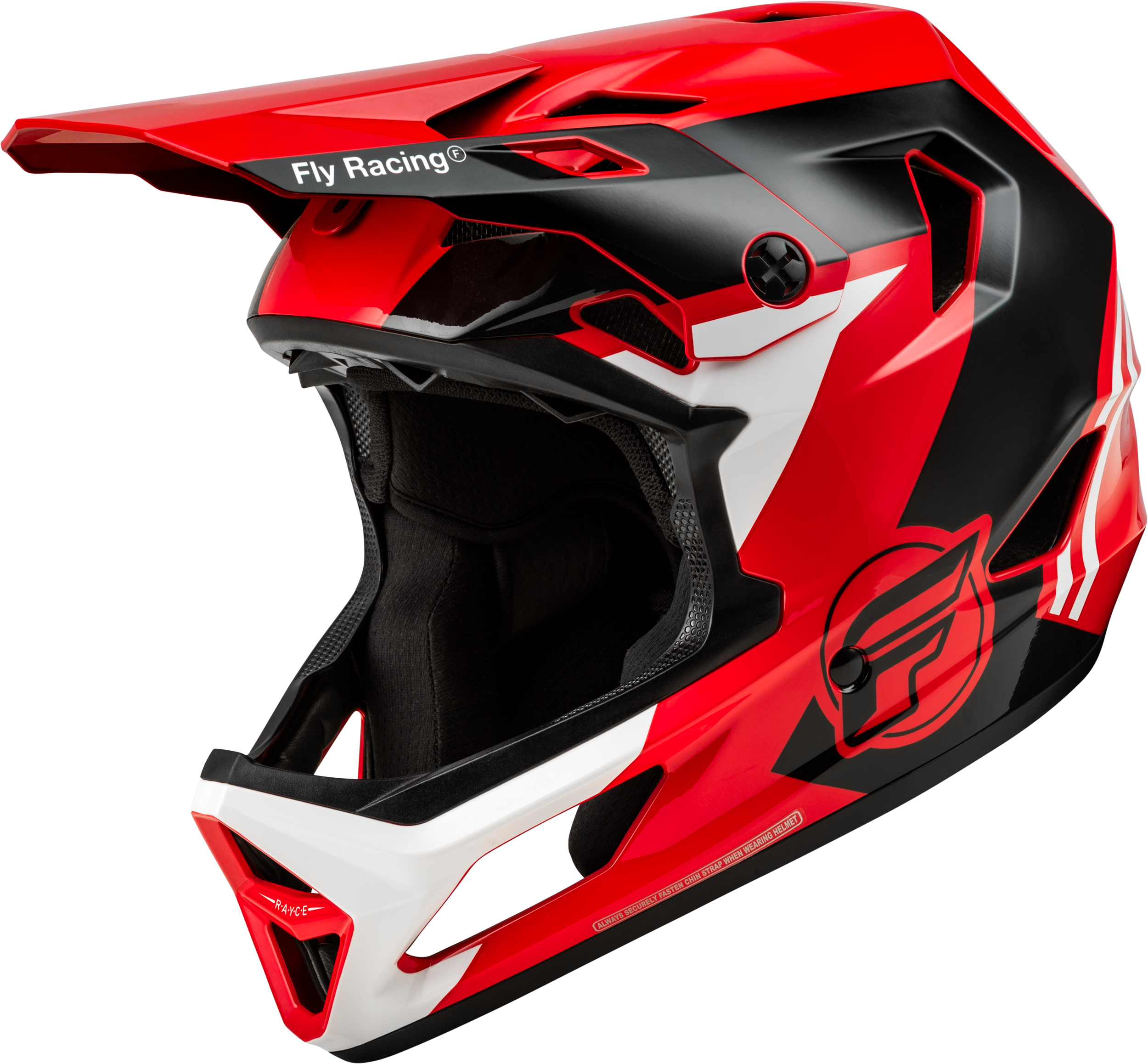 FLY RACING Rayce Bicycle Helmet Red/Black/White Xs - Helmets