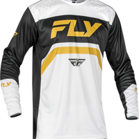 Fly Racing Rayce Bicycle Jersey White/black/gold Xl - Black/Camo / Large - Collection