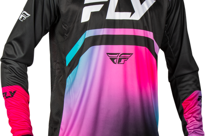 Fly Racing Rayce Bicycle Jersey White/black/gold Xl - Fuschia/Black/Teal / Large - Collection