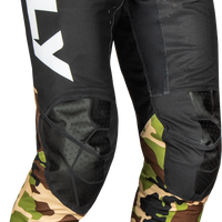 FLY RACING Rayce Bicycle Pant Ca/Ny Black/Camo Sz 18