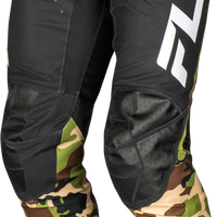 FLY RACING Rayce Bicycle Pant Ca/Ny Black/Camo Sz 20