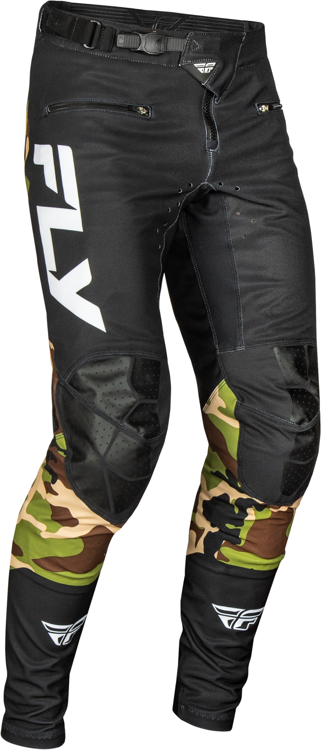 FLY RACING Rayce Bicycle Pant Ca/Ny Black/Camo Sz 24