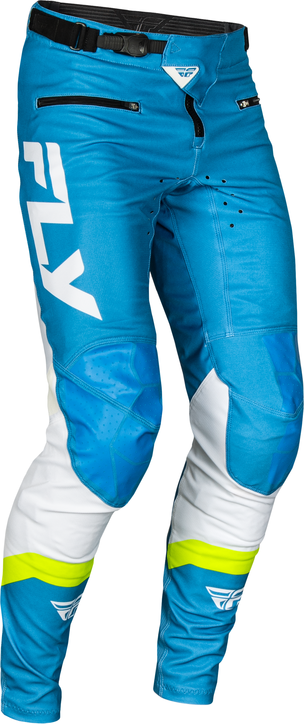 FLY RACING Rayce Bicycle Pant Ca/Ny Blue/White/Lime Green Sz 26