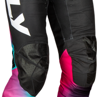 FLY RACING Rayce Bicycle Pant Ca/Ny Fuschia/Black/Teal Sz 34