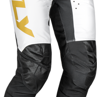 FLY RACING Rayce Bicycle Pant Ca/Ny White/Black/Gold Sz 28