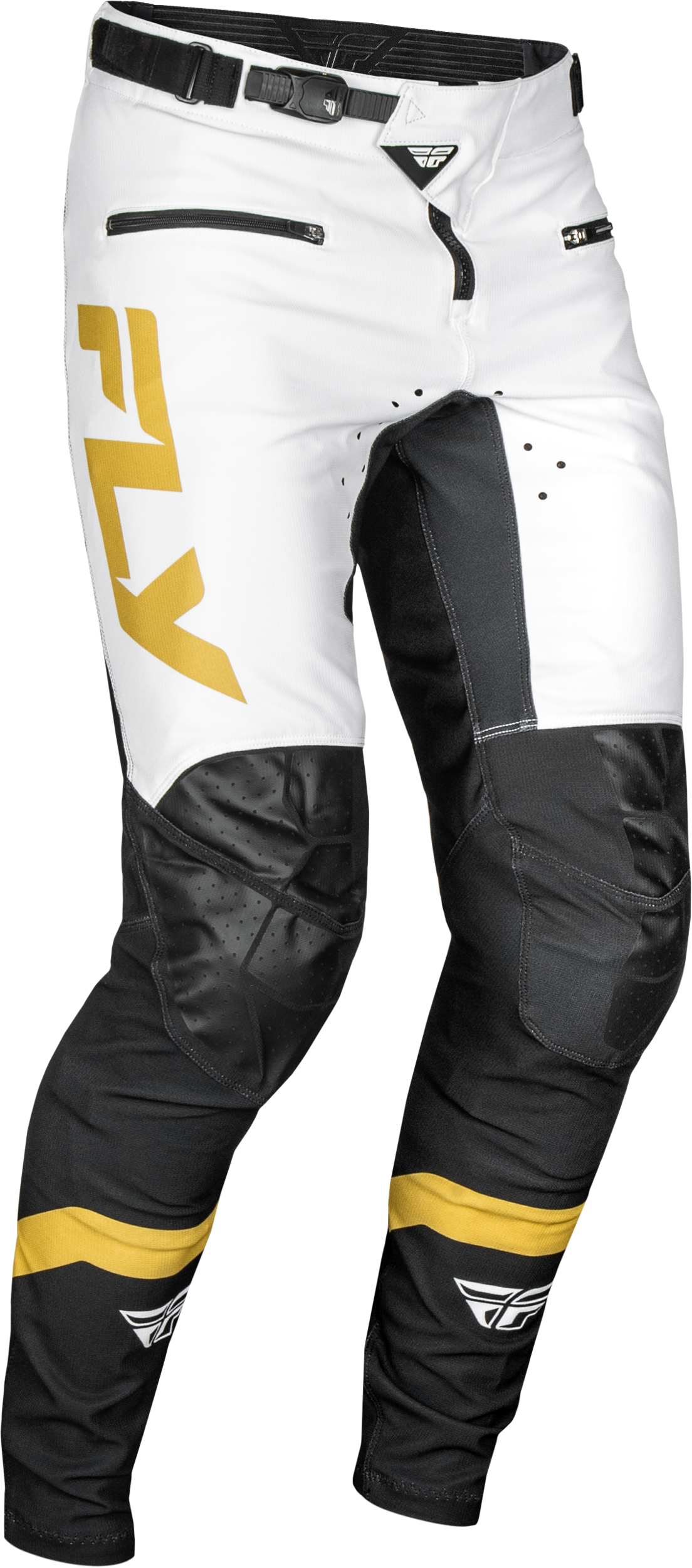 FLY RACING Rayce Bicycle Pant Ca/Ny White/Black/Gold Sz 32
