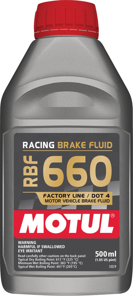 Motul Rbf 660 Racing Brake Fluid 500ml - Harddrive Products