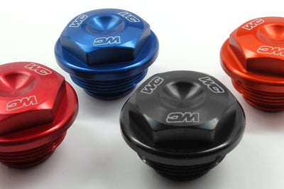 Works Rear Brake Cover Red - Orange - Offroad Collection