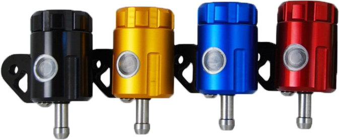 Psr Rear Brake Reservoir Cup Red - Gold - Street Collection