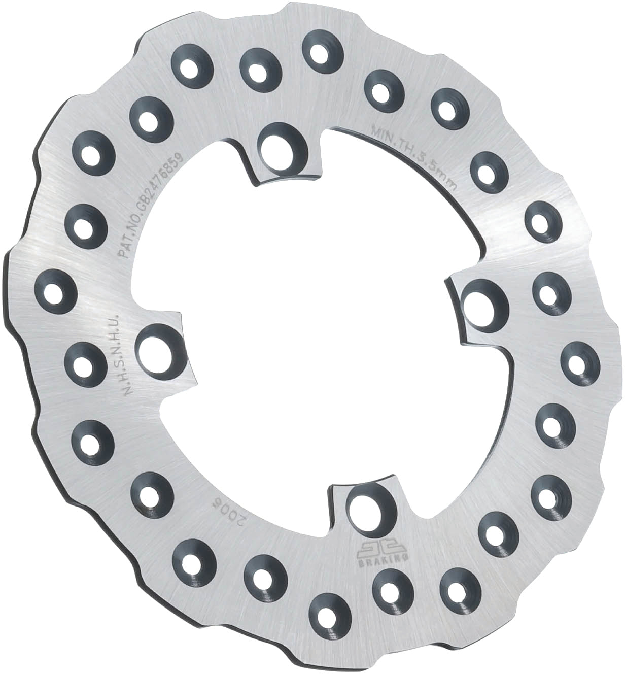 Jt Rear Brake Rotor Ss Self Cleaning Kaw - Offroad Collection