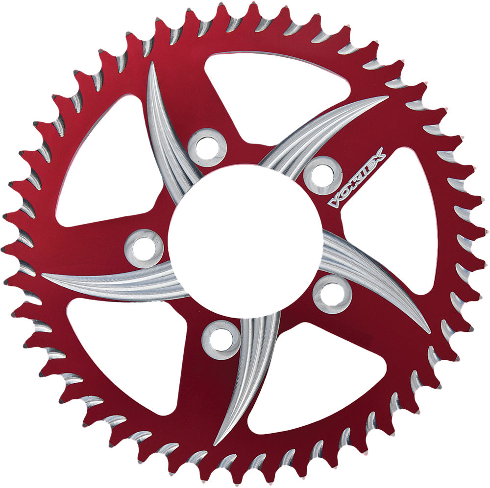 Vortex Rear Cat5 Sprocket Aluminum 41t-525 Red Kaw/suz/yam - Street Collection